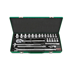 Toptul GCAD2401 1/2inch Hexagon Socket Set (24 pieces)