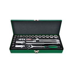 Bộ tuýp vặn bu lông 3/8inch Toptul GCAD2609 (26 chi tiết)