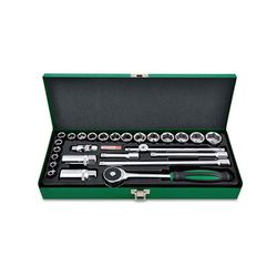 Bộ tuýp vặn bu lông 3/8inch Toptul GCAD2610 (26 chi tiết)