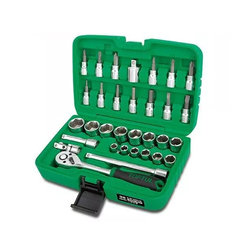 Toptul GCAI3201 3/8inch cotton swab and screw head set (32 pieces)
