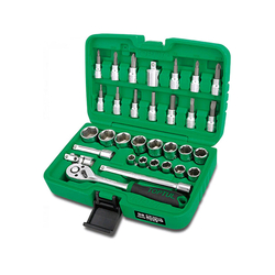 Toptul GCAI3202 3/8inch cotton swab and screw head set (32 pieces)