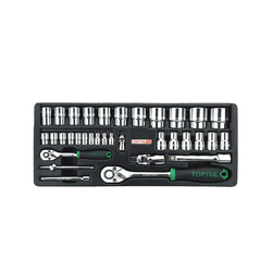 Bộ tuýp 1/2inch và 1/4inch Toptul GCAT3402 (34 chi tiết)