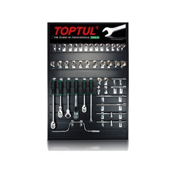 Bộ dụng cụ và bảng trưng bày Toptul GCBX4201 (42 chi tiết)