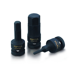 Tuýp đầu vít lục giác 3/8inch Toptul KADH1206 đen