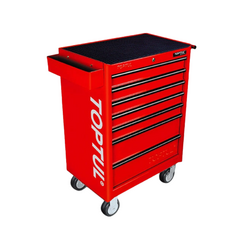 Toptul GE-30806 7-drawer tool cabinet (308 pieces) red