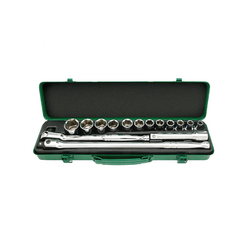 Bộ tuýp lục giác bóng 1/2inch Toptul GCAD1508 (15 chi tiết)