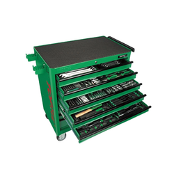 Toptul GT-36001 8-compartment tool cabinet (380 pieces) blue