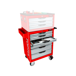 Toptul GCAJ0022 7-drawer tool cabinet (229 pieces) red