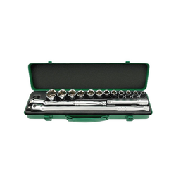 Bộ đầu tuýp lục giác 1/2inch Toptul GCAD1510 (15 chi tiết)