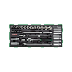 Toptul GTB35030 3/8inch socket and wrench set (35 pieces)