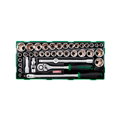 Toptul GTB38190 socket and wrench set (38 pieces)