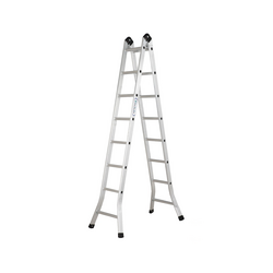 Advindeq B2-165 16-step automatic locking 2-section folding ladder