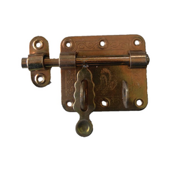 Large iron door latch
