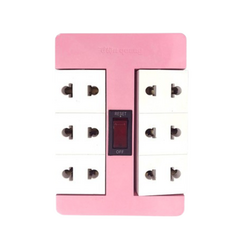 90º 6-hole rotating socket Dien Quang DQ ESK RT 6PW