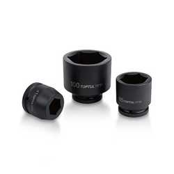 Toptul KABA3241 1" x 41mm Black Hex Socket