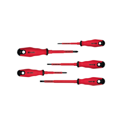 Bộ tuốc nơ vít cách điện (-) (+) 5 chi tiết Yato YT-2827