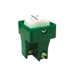 2-way round switch 10A white cap LIOA E18M