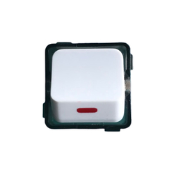 Square switch 1 way 20A white cover LIOA E18S12M20