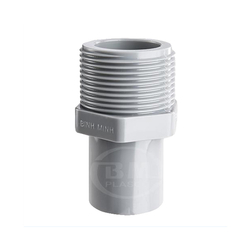 Nối ren ngoài Pvc 21 dày BÌNH MINH 001PVC0DRN21Y