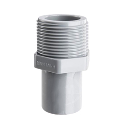 Nối ren ngoài Pvc 42 dày BÌNH MINH 001PVC0DRN42Y