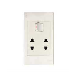 LIOA SS192UX 16A 2-pin 1-hole double socket