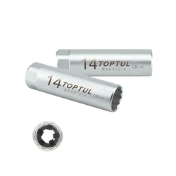 Toptul BAAX1214 3/8inch Spring-Loaded Spark Plug Socket