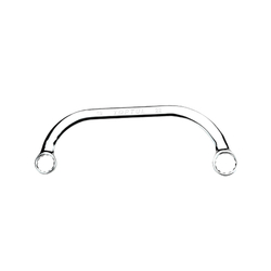 Cờ lê vòng nửa mặt trăng 16x18mm Toptul AAAC1618