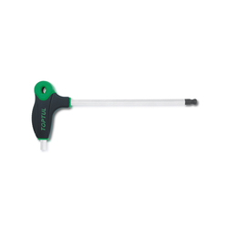 L-shaped socket with ball head and hexagon head and plastic handle Toptul AGCD0620