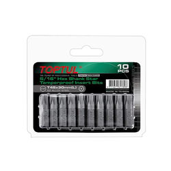 Bộ đầu vít sao lỗ 5/16inch Toptul FSGA1045G