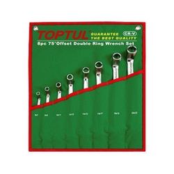 Bộ cờ lê 2 đầu vòng 75 độ 6-22mm Toptul GAAA0810 (8 chi tiết)