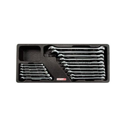 Toptul GAAT1604 15 degree 6-24mm opening wrench set (16 pieces)