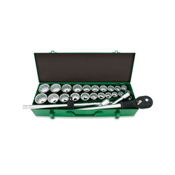 Bộ hộp tuýp tổng hợp 3/4inch Toptul GCAD2405 (26 chi tiết) loại xi bóng