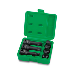 Toptul GDAI0601 1/2inch black socket set (6 pieces)
