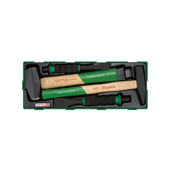 Toptul GTA04290 hammer and chisel set (4 pieces)