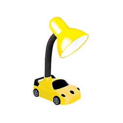 Car-style table lamp, with Dien Quang bulb DQ DKL05 B (black and gold)
