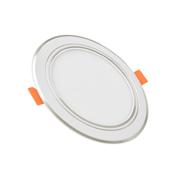 7W color changing recessed ceiling light set Dien Quang DQ LEDPN04 077CS S110 silver rim