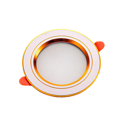 Bộ đèn Led âm trần đổi màu viền vàng 9W Điện Quang ĐQ LRD17 098CS Go90