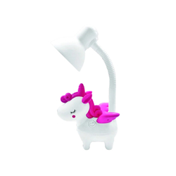 Unicorn-shaped desk lamp 5W Dien Quang DQ DKL16 WPI B (white-pink, daylight)