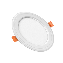 7W round LED Panel light set Dien Quang DQ LEDPN04 07727 W90 white border (Warmwhite)