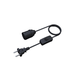 10m Dien Quang DQ LH 10B E27 black switch lamp holder