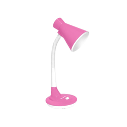 Đèn bàn chóa nhựa Điện Quang ĐQ DKL08 PW BW (hồng-trắng, warmwhite)