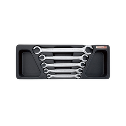 Toptul GAAT0502 Oil Pipe Wrench Set (5 pieces)
