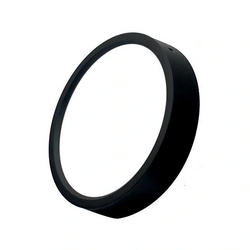 COMET 12W round surface mounted LED light, 6500K black border CED121T-12DB