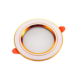 Led Downlight 9W Dien Quang DQ LRD17 09827 Go90 yellow border (Warmwhite)