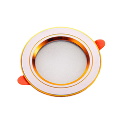 Led Downlight 7W Dien Quang DQ LRD17 07827 Go90 yellow border (Warmwhite)