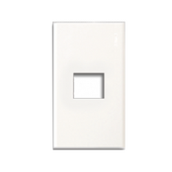 Square corner plate for 1 Panasonic WZV7841W device