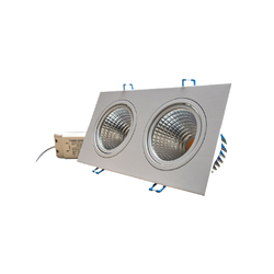 Led spotlight set 20W 3000K Dien Quang - DQ LEDRSL20 20730 - DU10x2