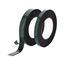 Băng keo 2 mặt xốp đen đế xanh King Tape 24x6M