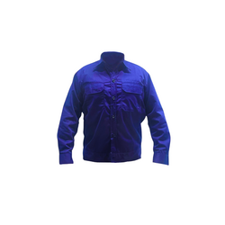 Áo BHLĐ, vải 65/35, màu xanh đen, size 9