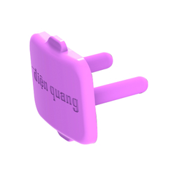 Dien Quang DQ OPC 01P pink power outlet cover